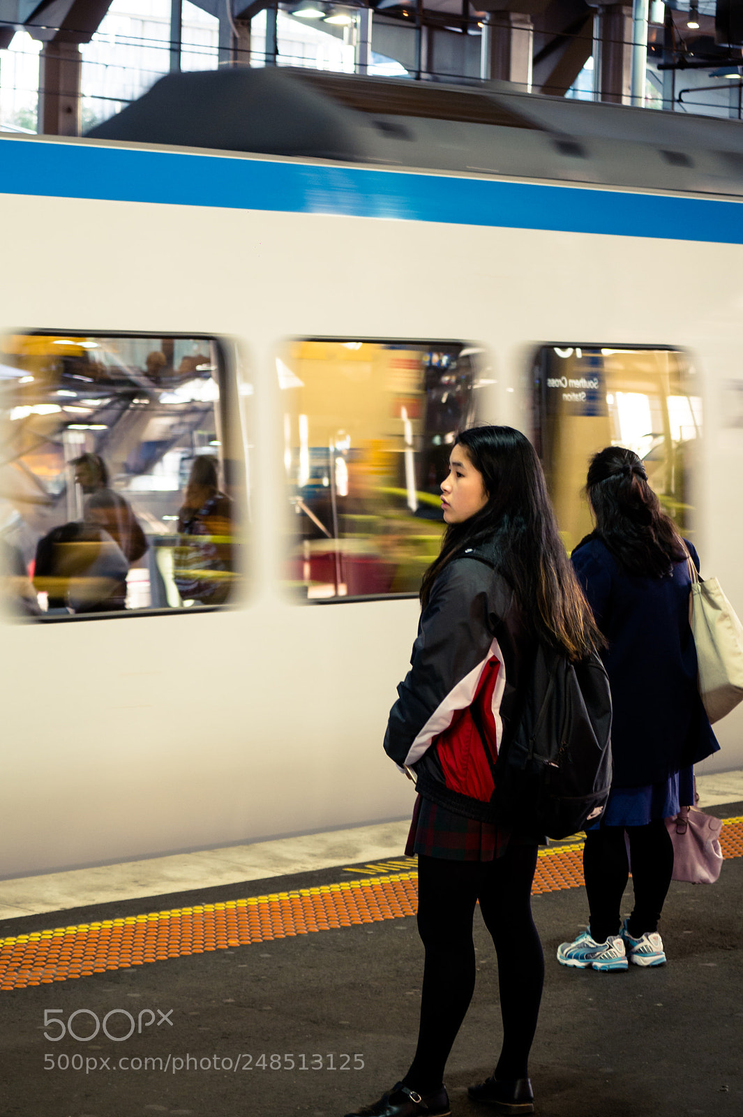 Panasonic Lumix DMC-G7 sample photo. Waiting for a train #3 photography