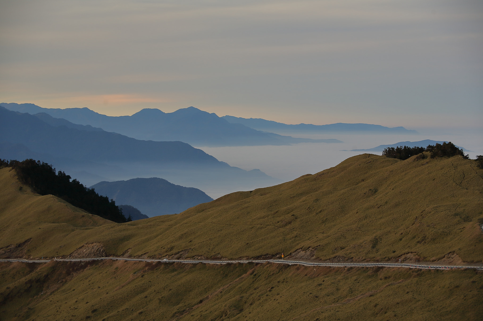 Canon EF 80-200mm f/2.8L sample photo. Road on the mountain photography