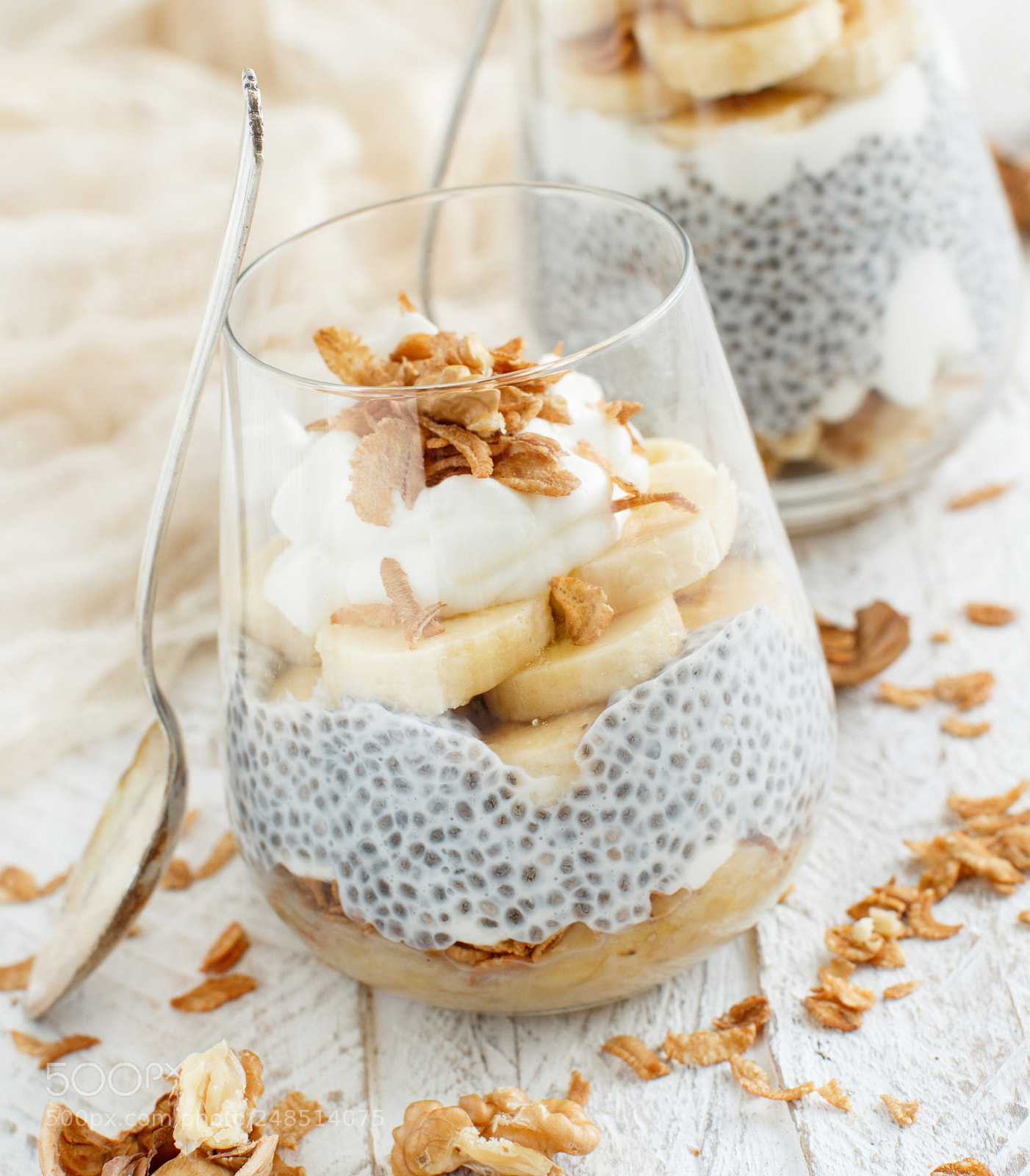 Canon EOS 650D (EOS Rebel T4i / EOS Kiss X6i) sample photo. Chia pudding parfait with photography