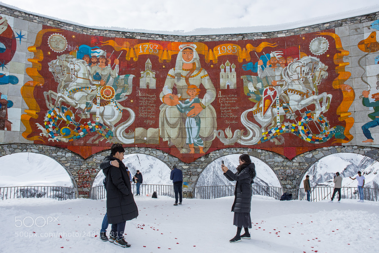 Nikon D7200 sample photo. Russia–georgia friendship monument photography