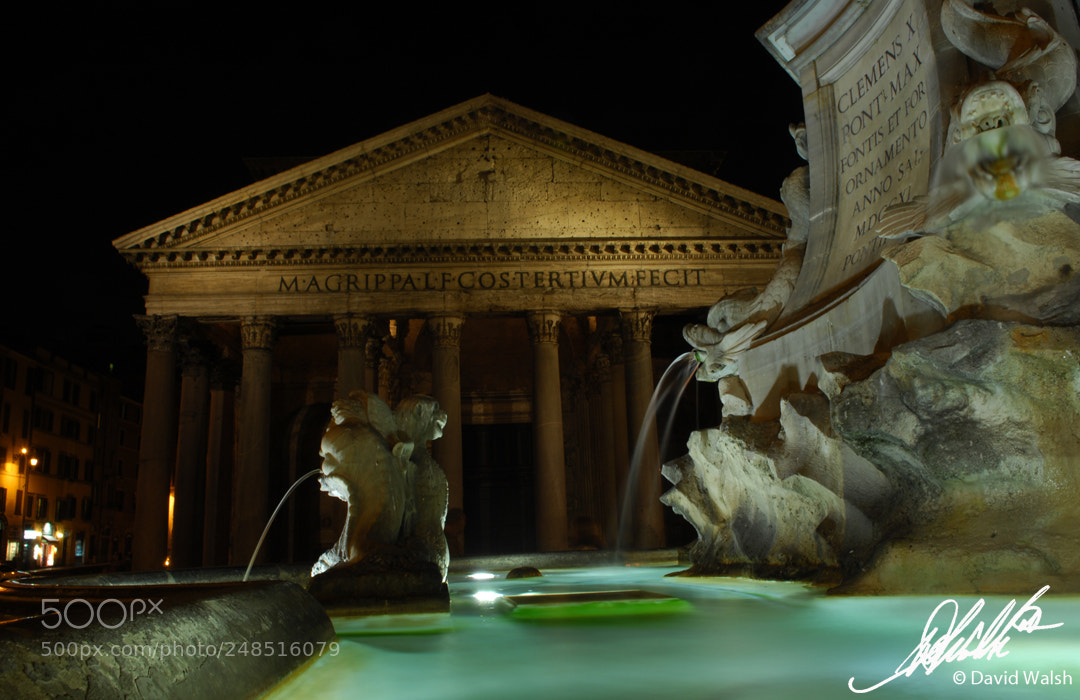 Nikon D2X sample photo. Pantheon - rome, italy photography