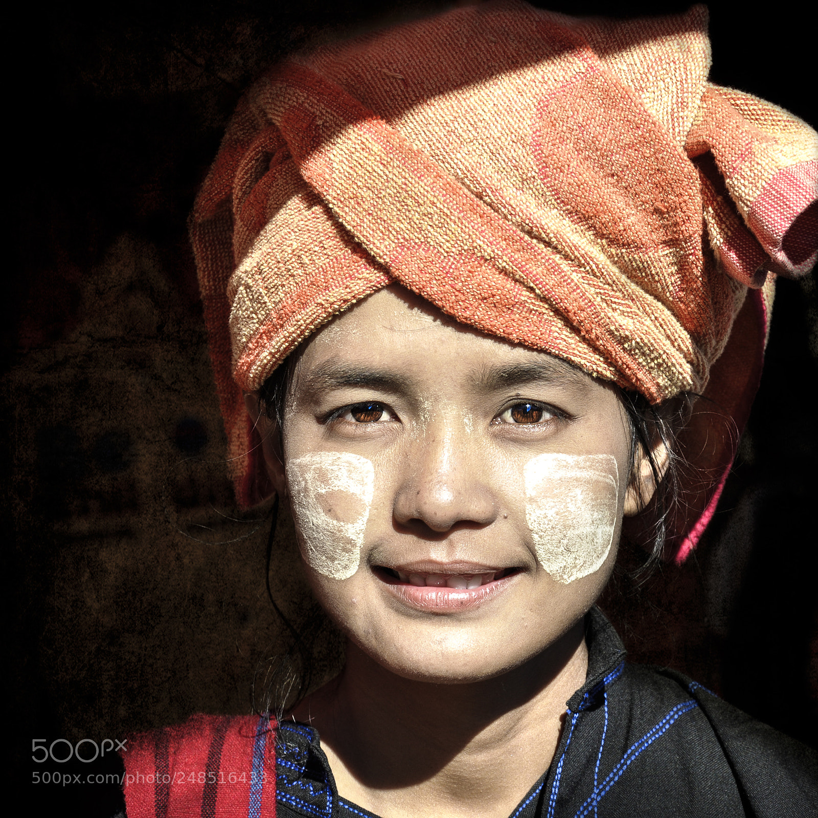 Nikon D90 sample photo. Village girl / myanmar photography