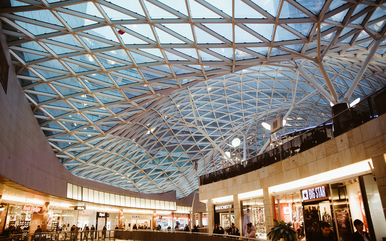 Nikon D3 sample photo. Glass ceiling photography