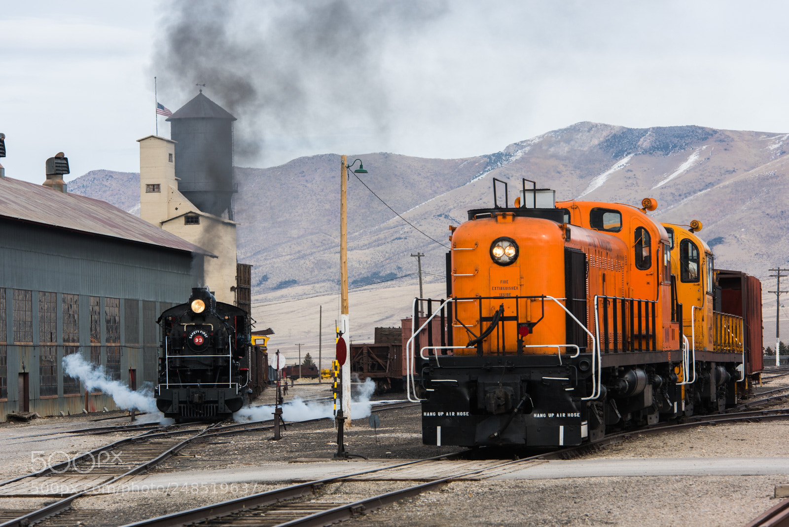 Nikon D810 sample photo. Nevada northerns alco rs-3 photography