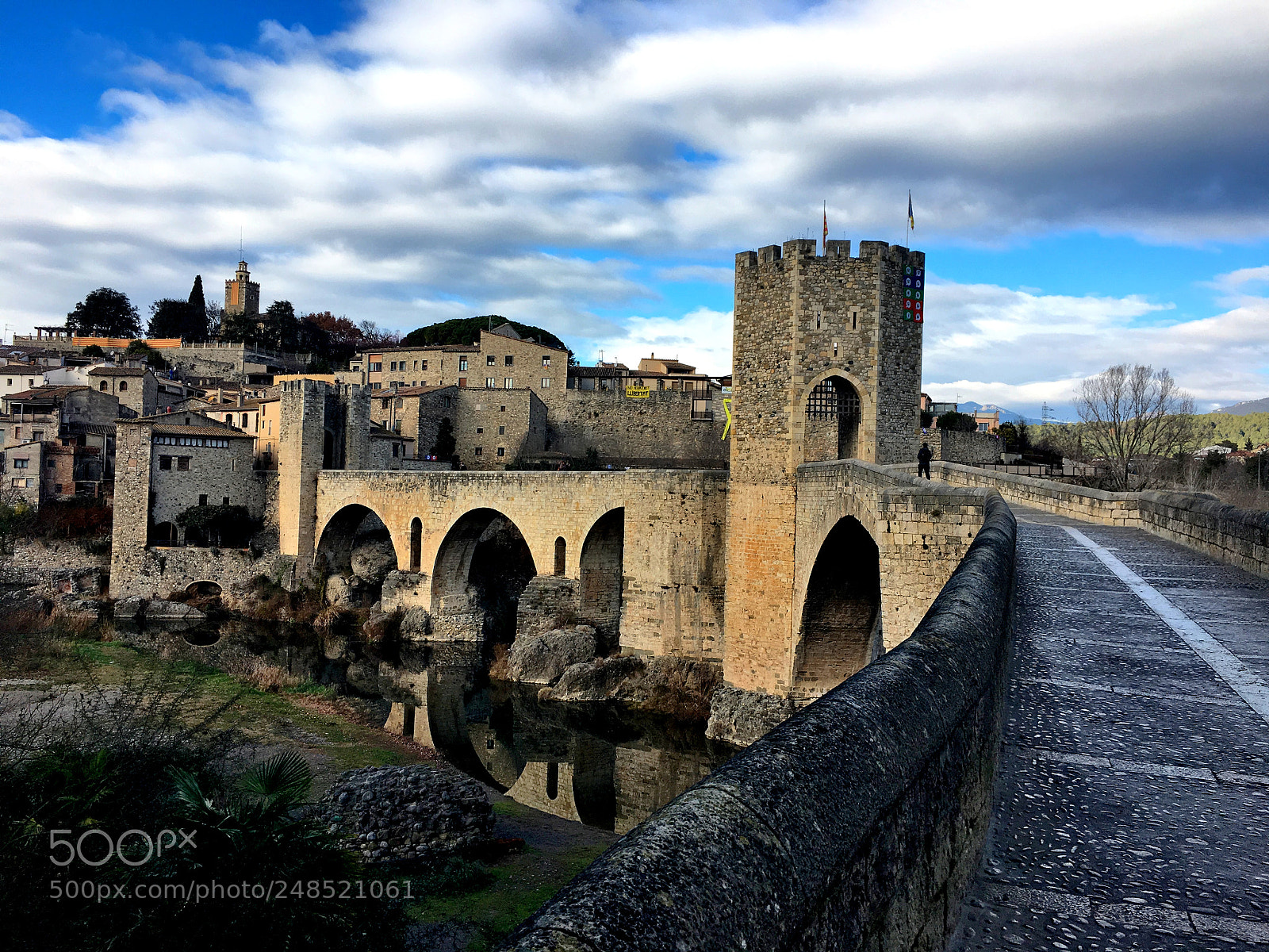 Apple iPhone 6s sample photo. Besalu bridge photography