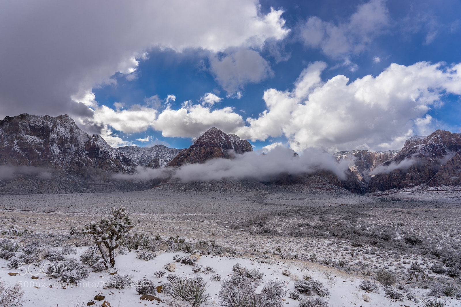 Sony a7 sample photo. Clouds and snow photography