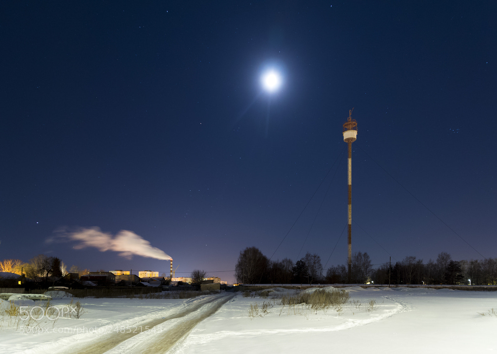 Sony ILCA-77M2 sample photo. Moon and stars... photography