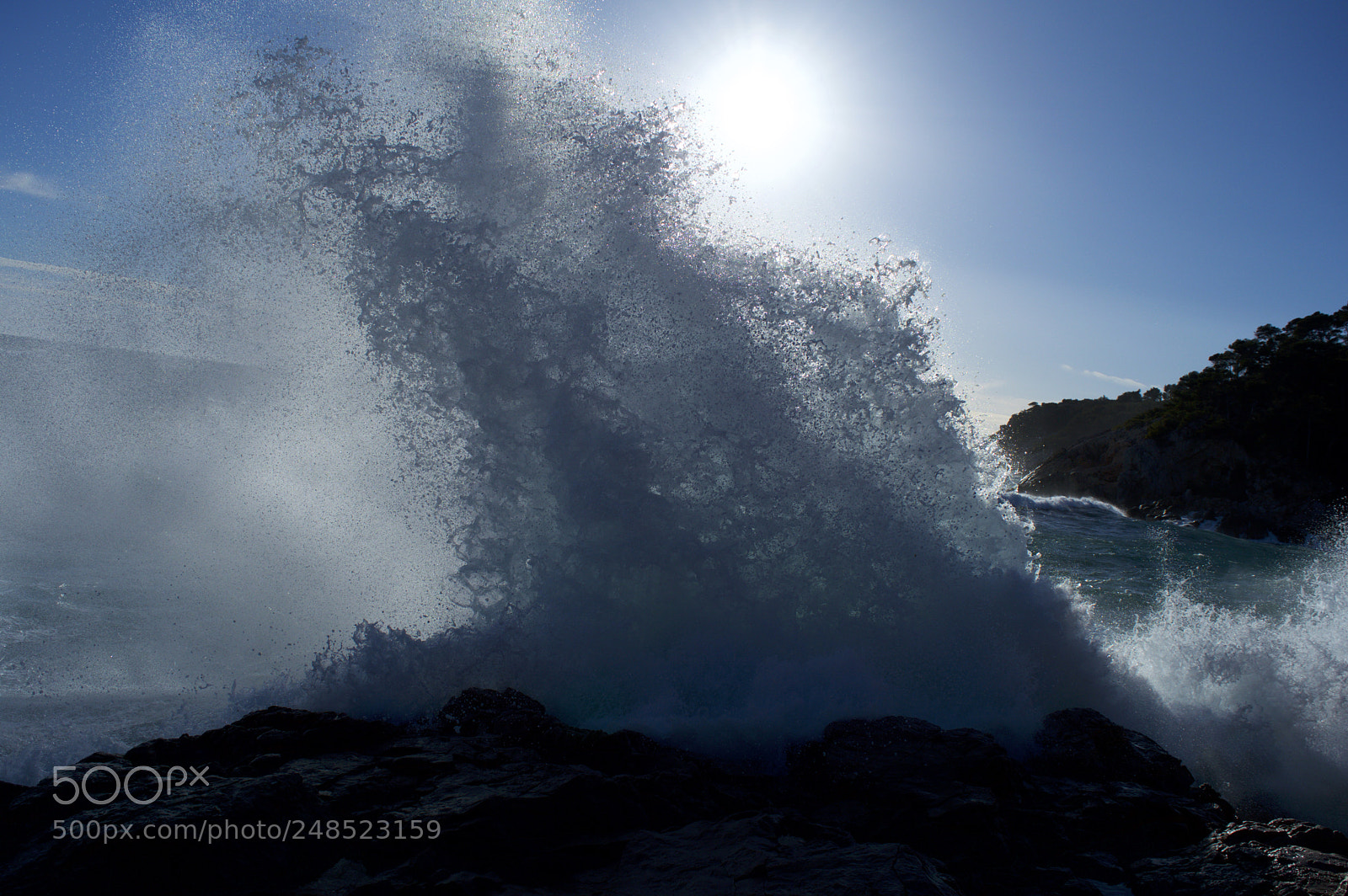 Nikon D3200 sample photo. Mediterranean waves on the photography