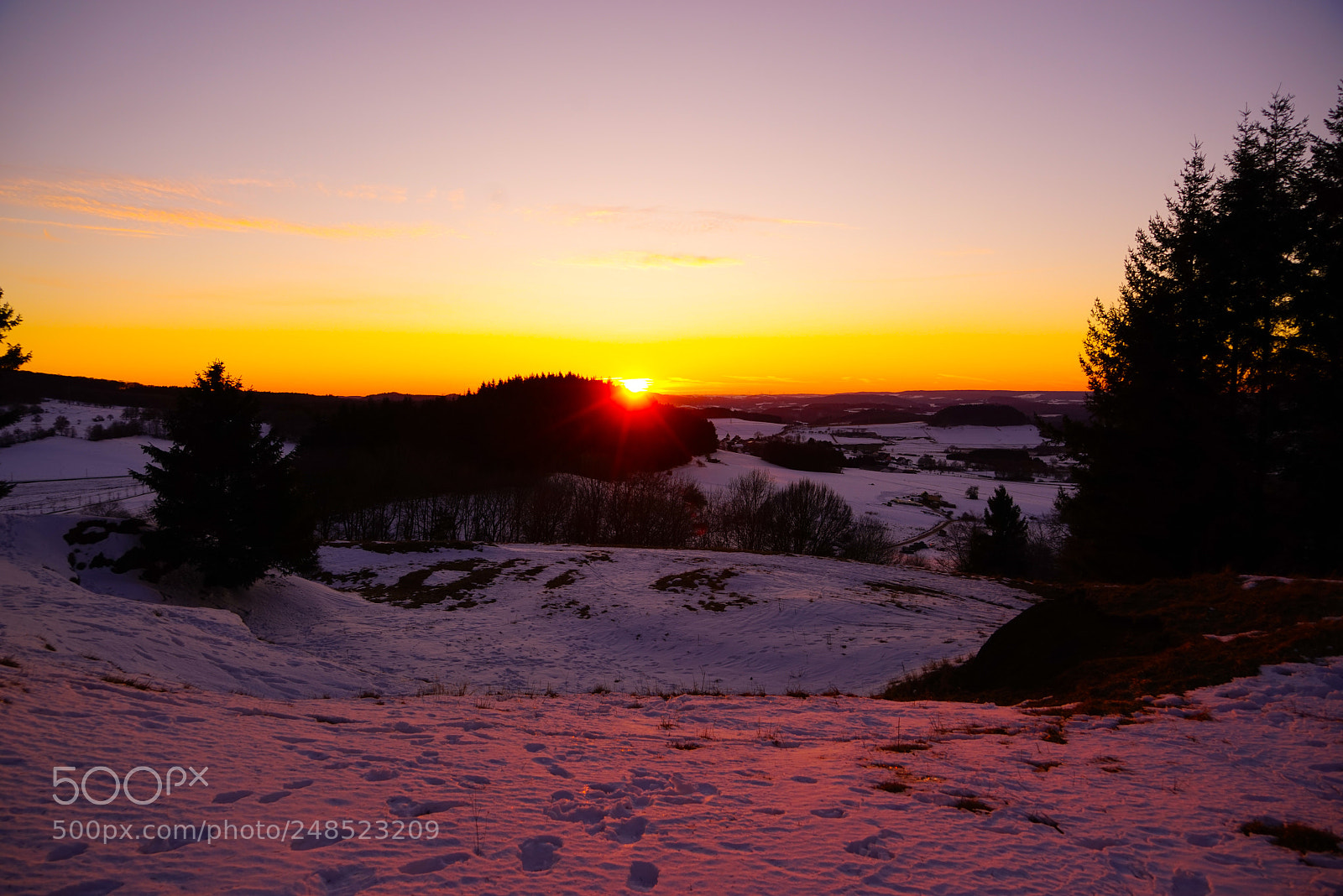 Sony a7R sample photo. Sonnenuntergang am ernstberg photography