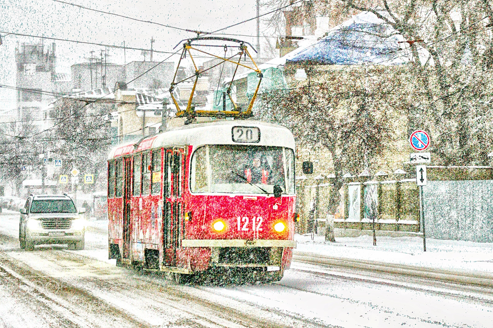Canon EOS 5D sample photo. Street. spring snow iv photography