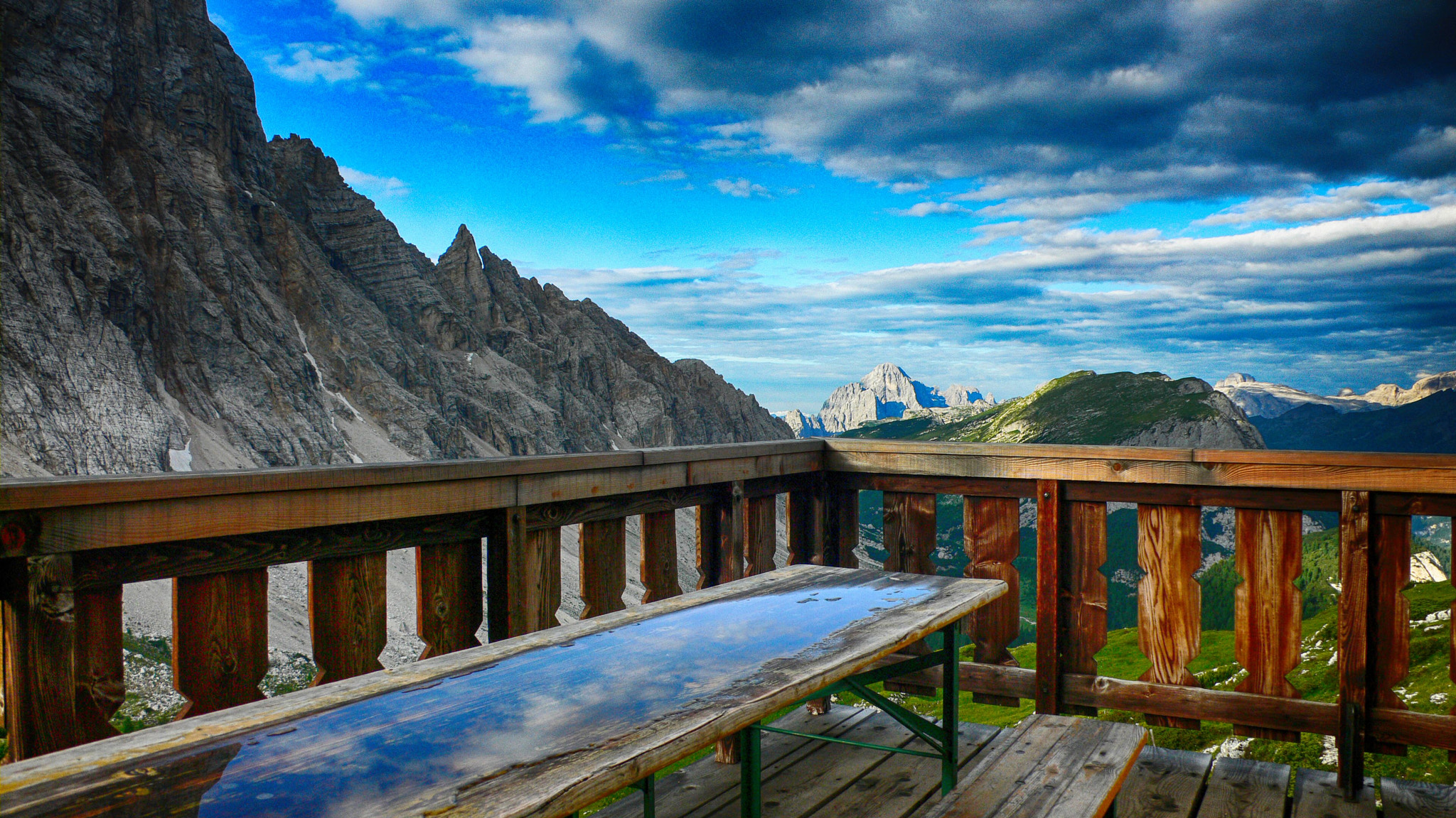 Panasonic DMC-LX1 sample photo. Landscape from tissi refuge photography