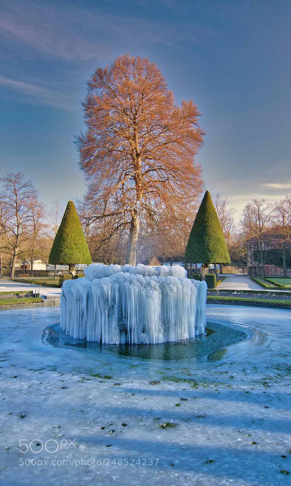 Nikon D5300 sample photo. Wurzburg residence and frozen photography