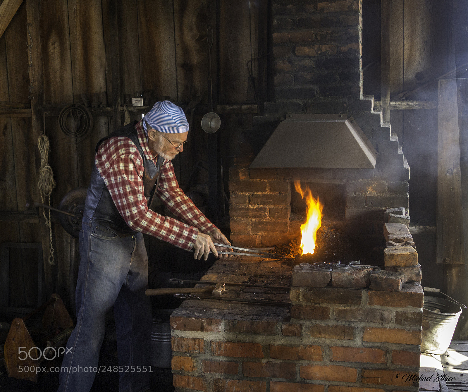 Canon EOS 60D sample photo. Blacksmith photography