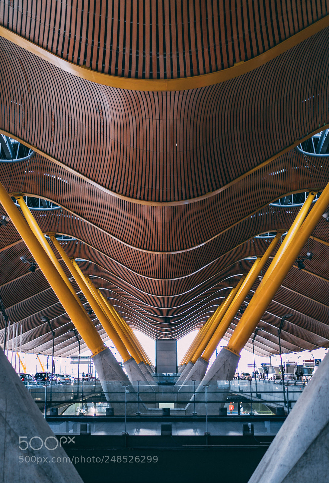Sony a7R II sample photo. Barajas airport photography