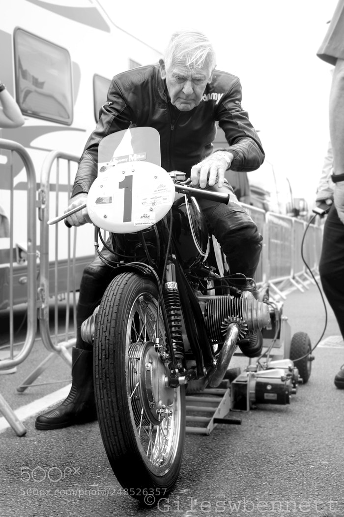 Fujifilm X-T1 sample photo. Motorcycling legend sammy miller photography