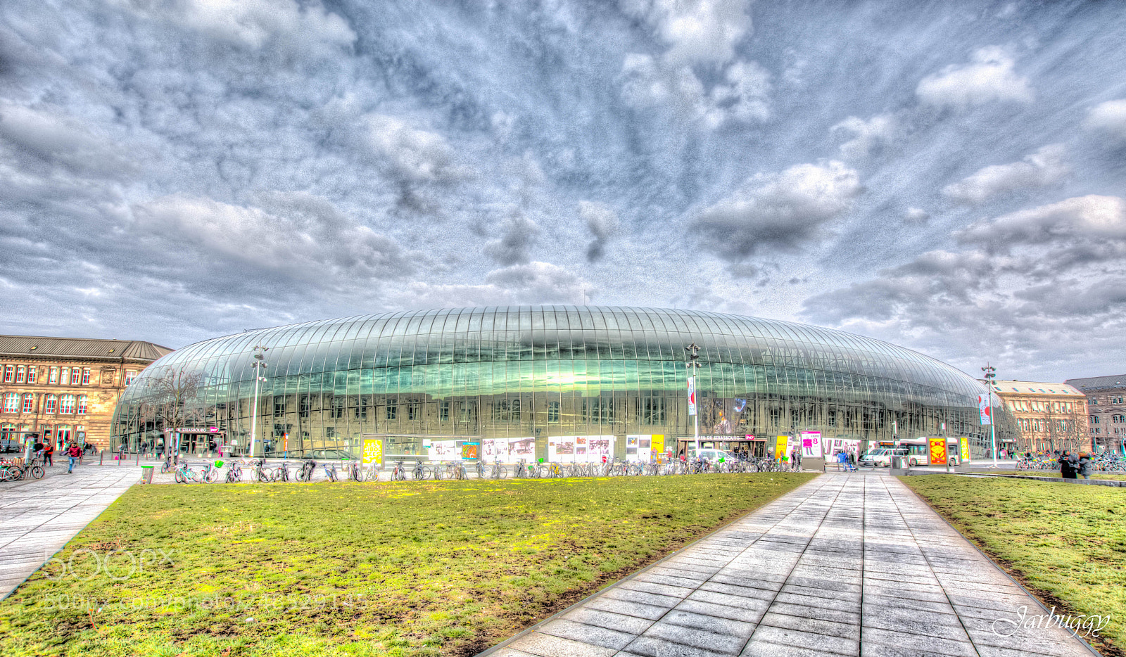 Nikon D7100 sample photo. Abstract station from strasbourg photography