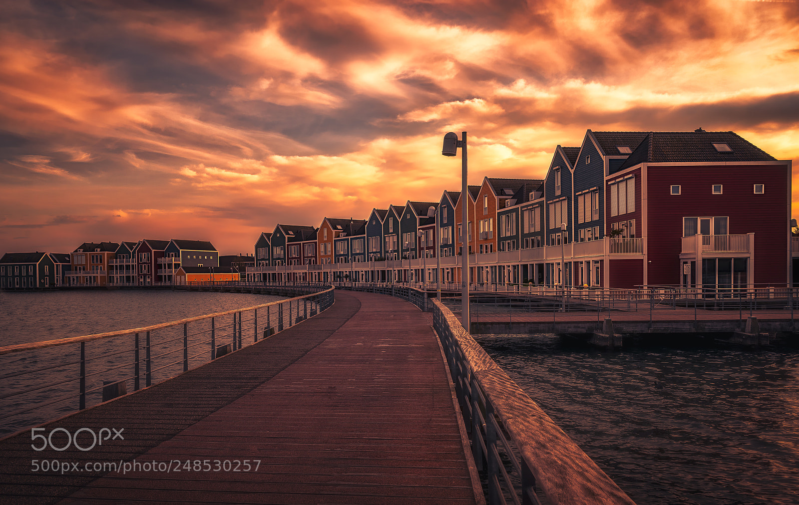 Sony a7R sample photo. Rainbow-houses houten, holland. photography