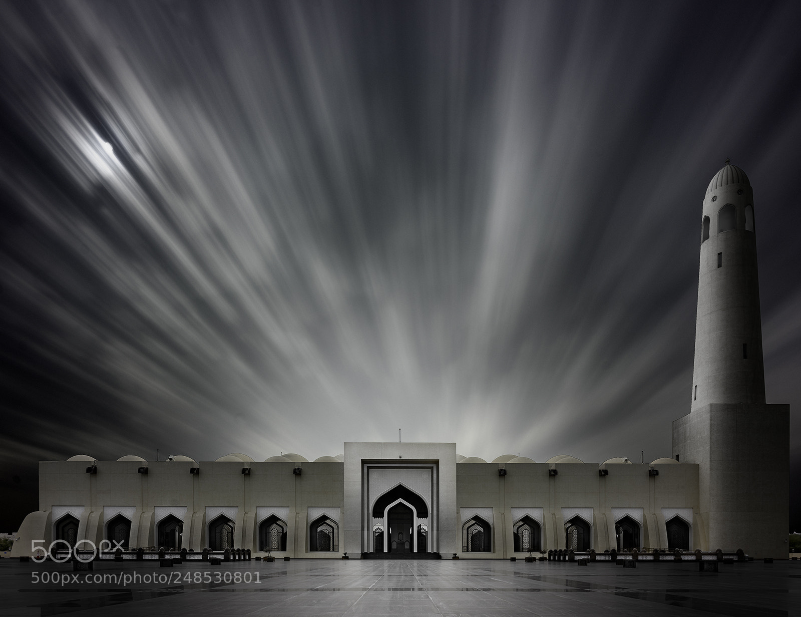 Sony a7R II sample photo. State mosque - qatar photography
