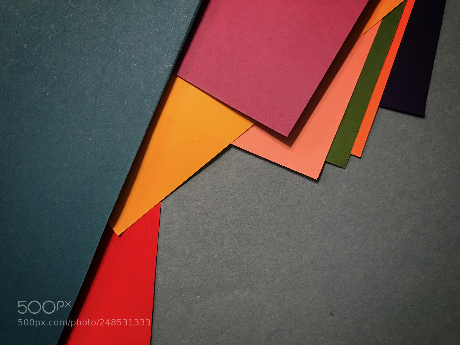 Apple iPhone 7 sample photo. Colored paper photography