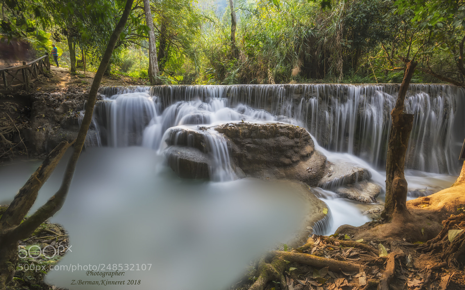 Nikon D810 sample photo. Khouangsi waterfall 2 , laos photography