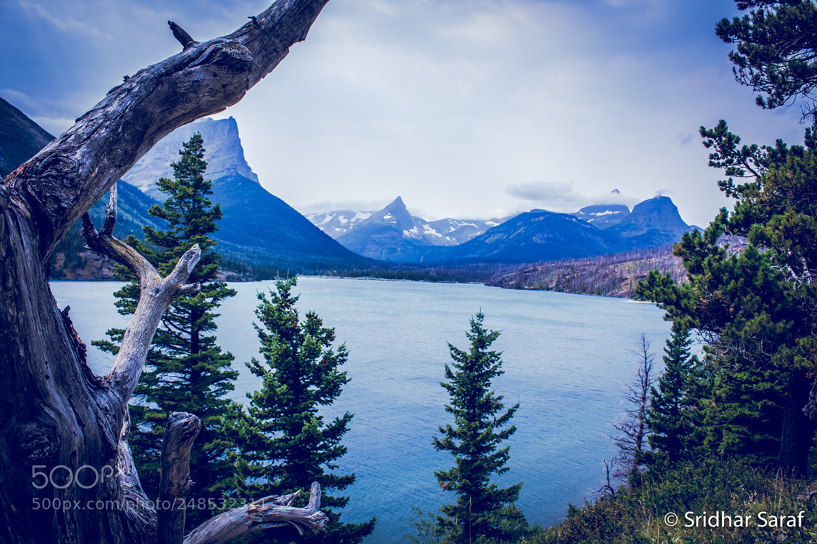 Canon EOS 550D (EOS Rebel T2i / EOS Kiss X4) sample photo. Saint mary lake glacier photography