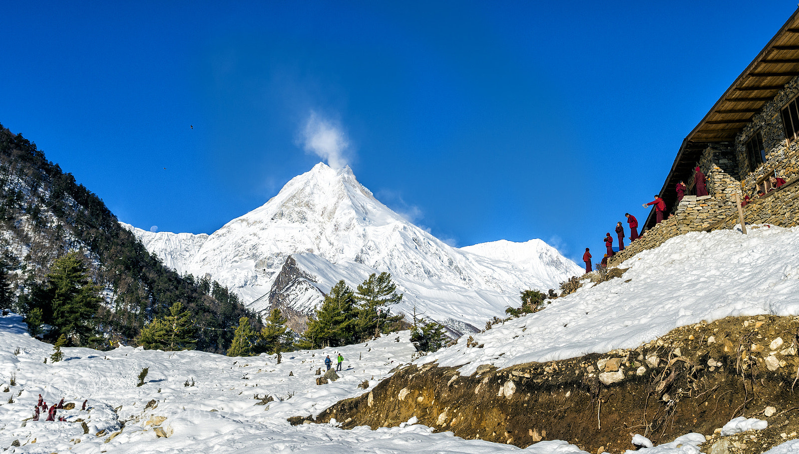 Nikon D600 sample photo. Mighty manaslu photography