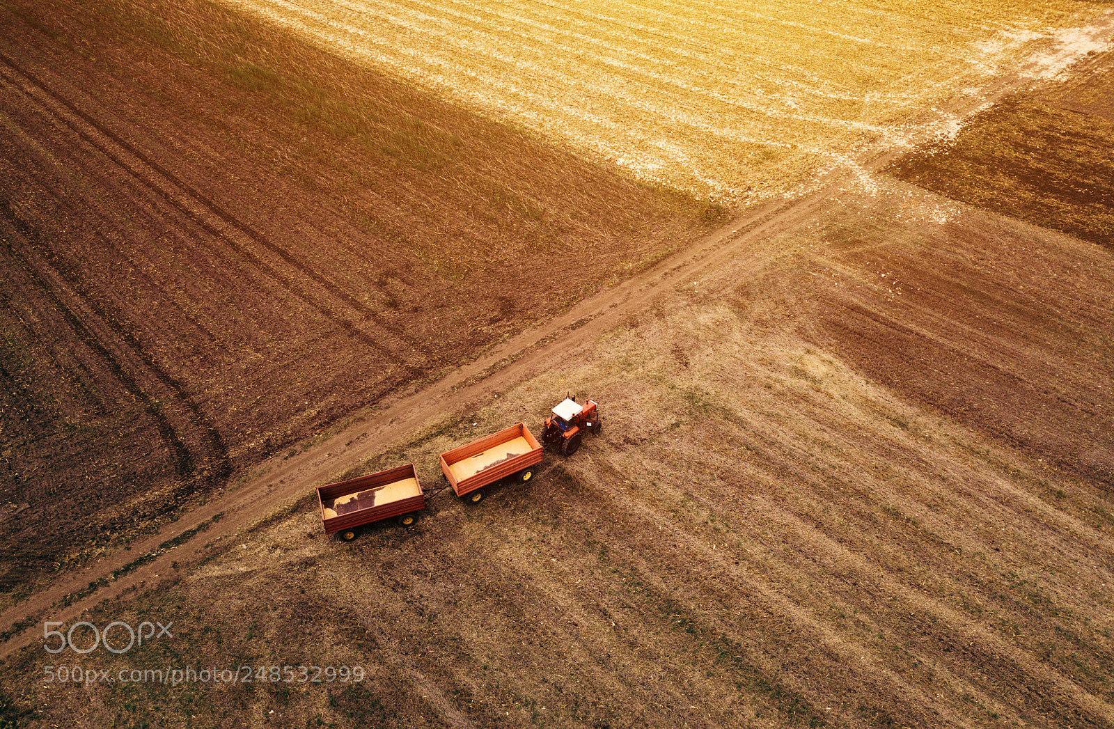 DJI FC220 sample photo. Aerial view of agricultural photography