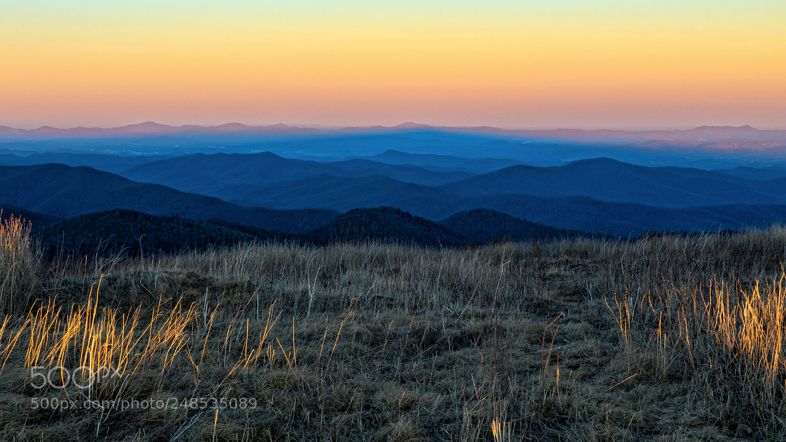 Canon EOS 7D Mark II sample photo. Last light, blue ridge photography