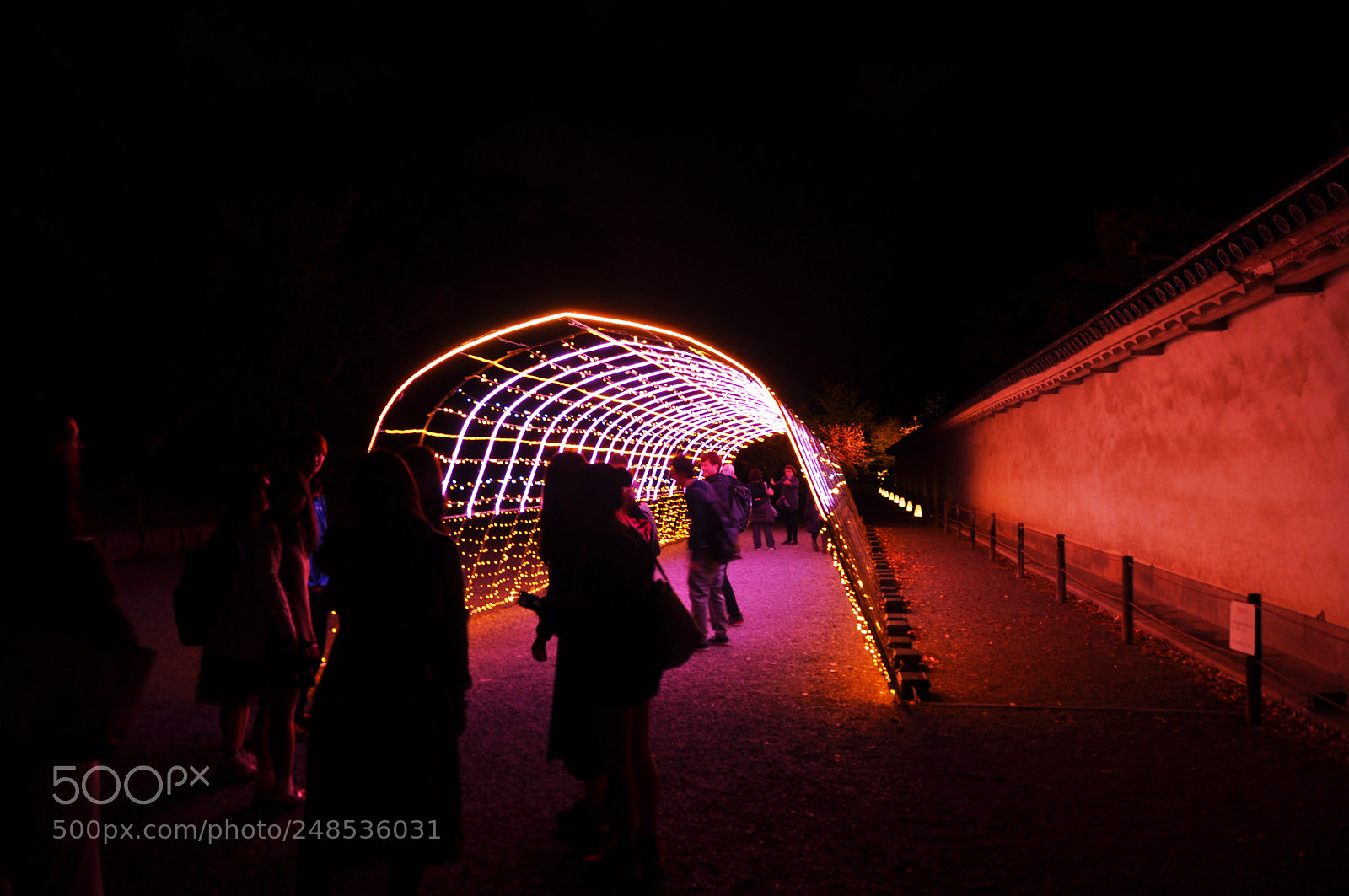 Nikon D5000 sample photo. Light saber tunnel photography
