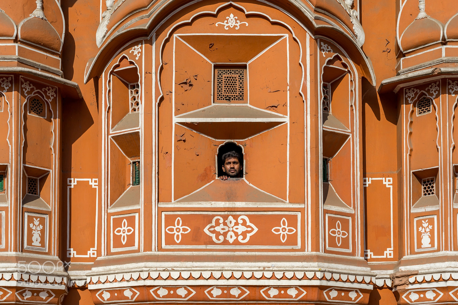 Sony a7 II sample photo. Someone in hawa mahal photography
