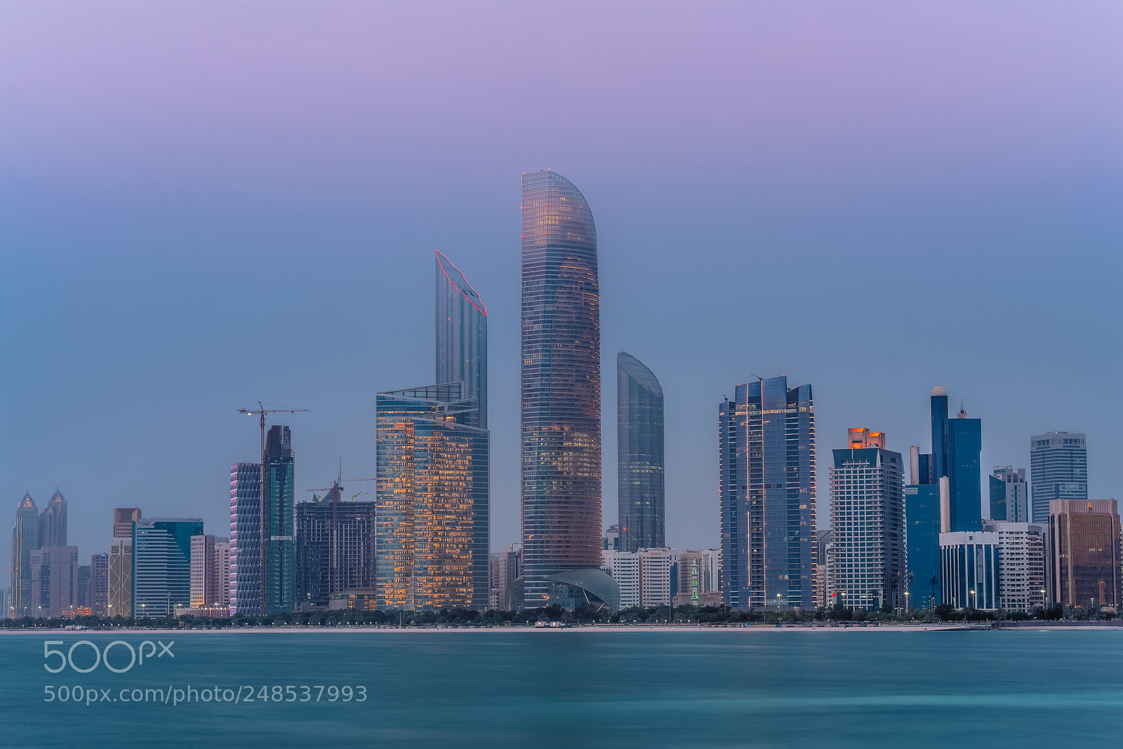 Nikon D610 sample photo. Abu dhabi cityscape skyline photography