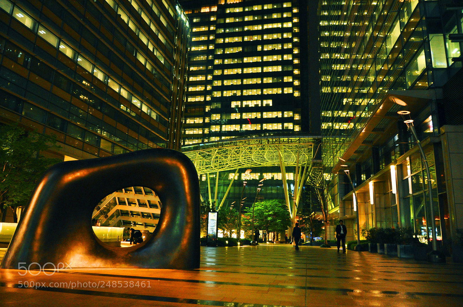 Nikon D5000 sample photo. Square lights photography