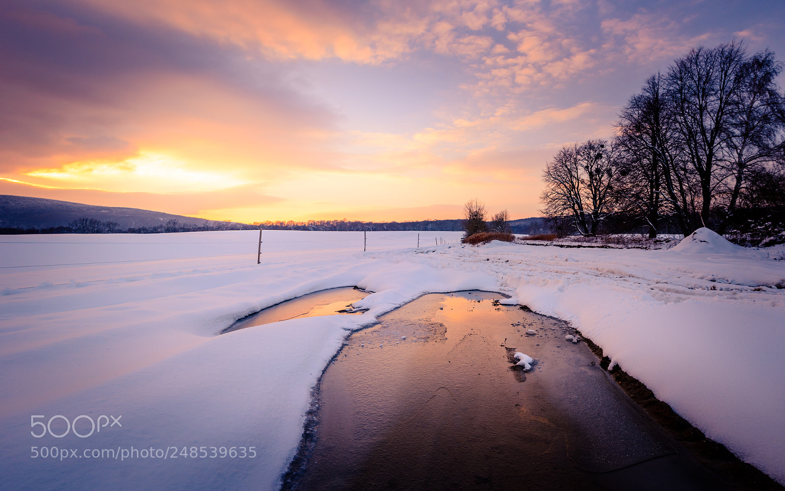 Nikon D7100 sample photo. Beautiful winter sunset and photography