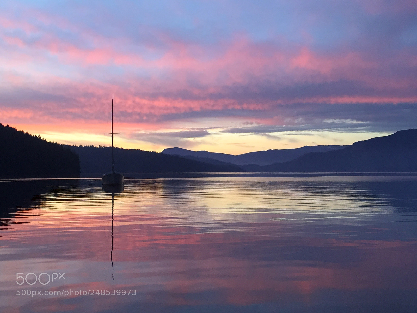 Apple iPhone 6 sample photo. Sunset view vancouver island photography