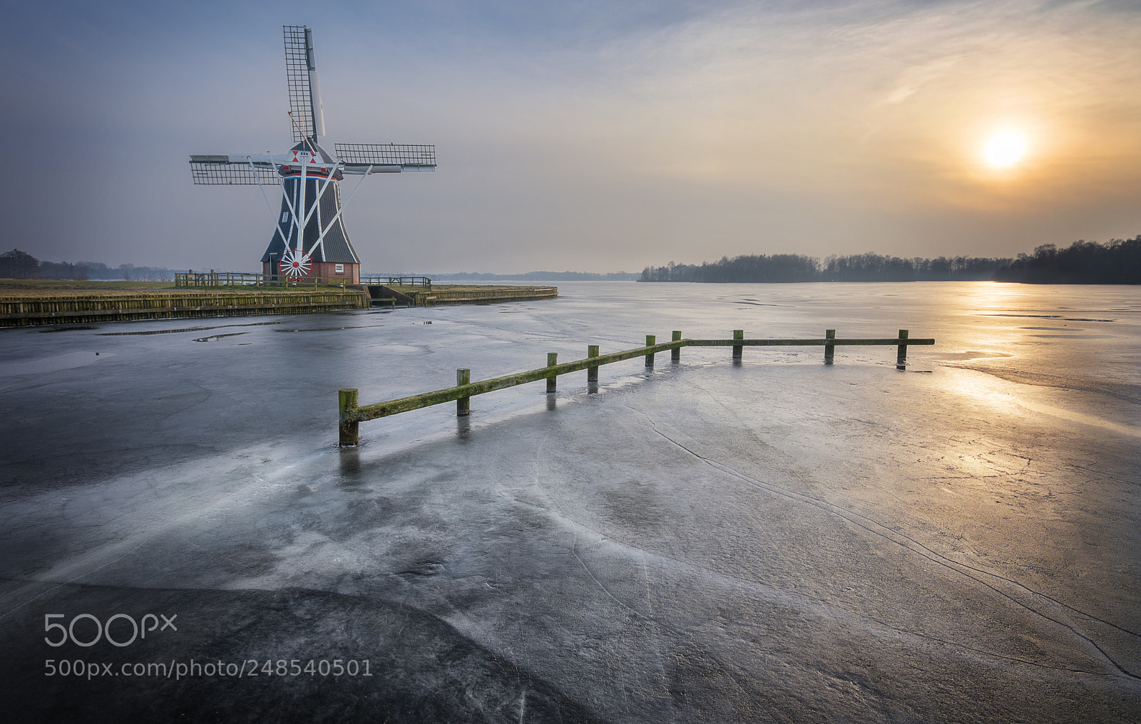 Nikon D7200 sample photo. Frozen lake photography