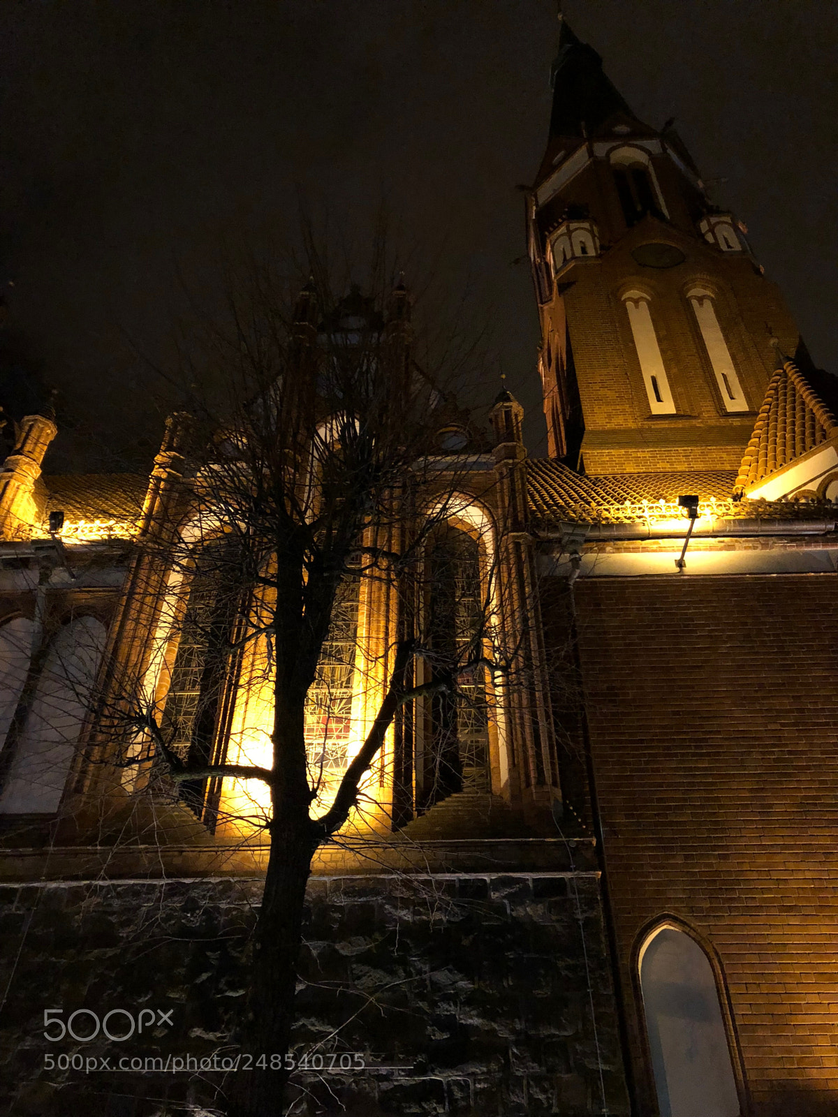 Apple iPhone X sample photo. 39. chirch in sopot photography
