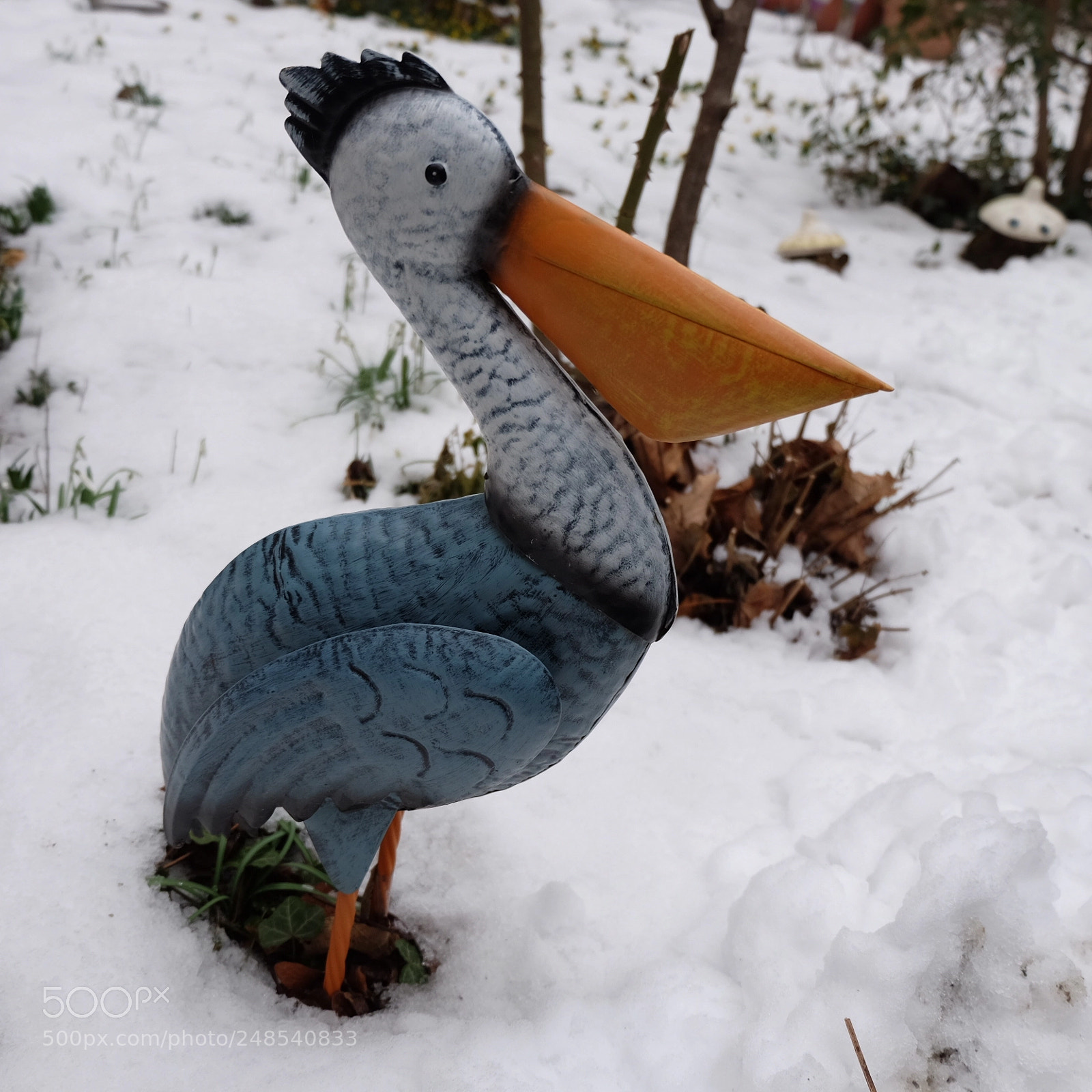 Fujifilm X-T10 sample photo. A wooden pelican in photography