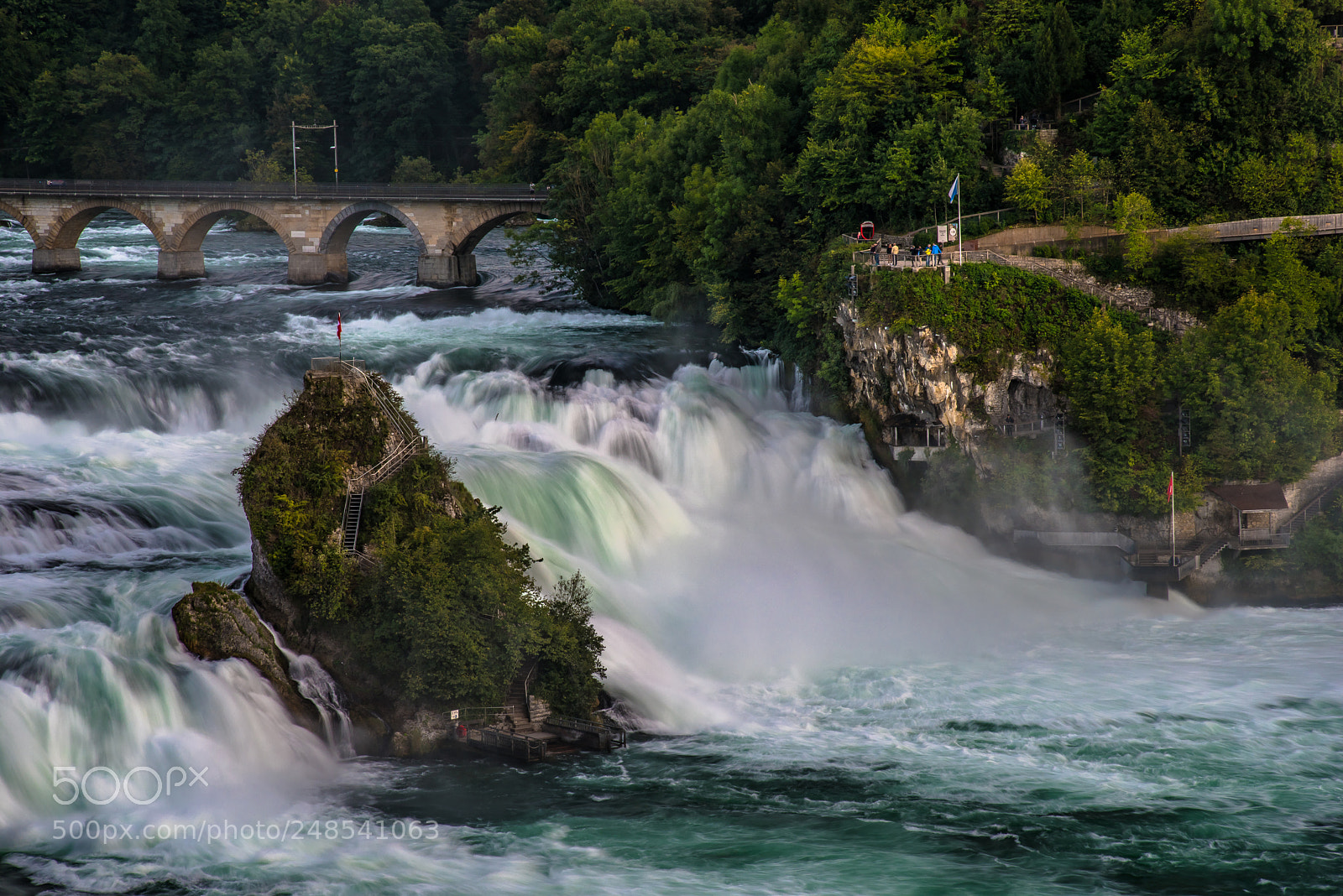 Nikon D810 sample photo. Rheinfall photography