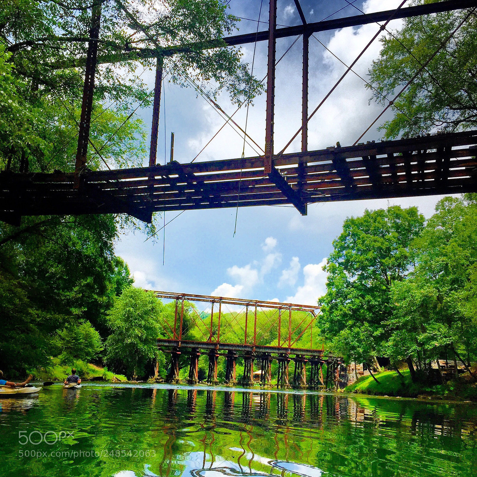 Apple iPhone 6 sample photo. Historic bridges taccoa river photography