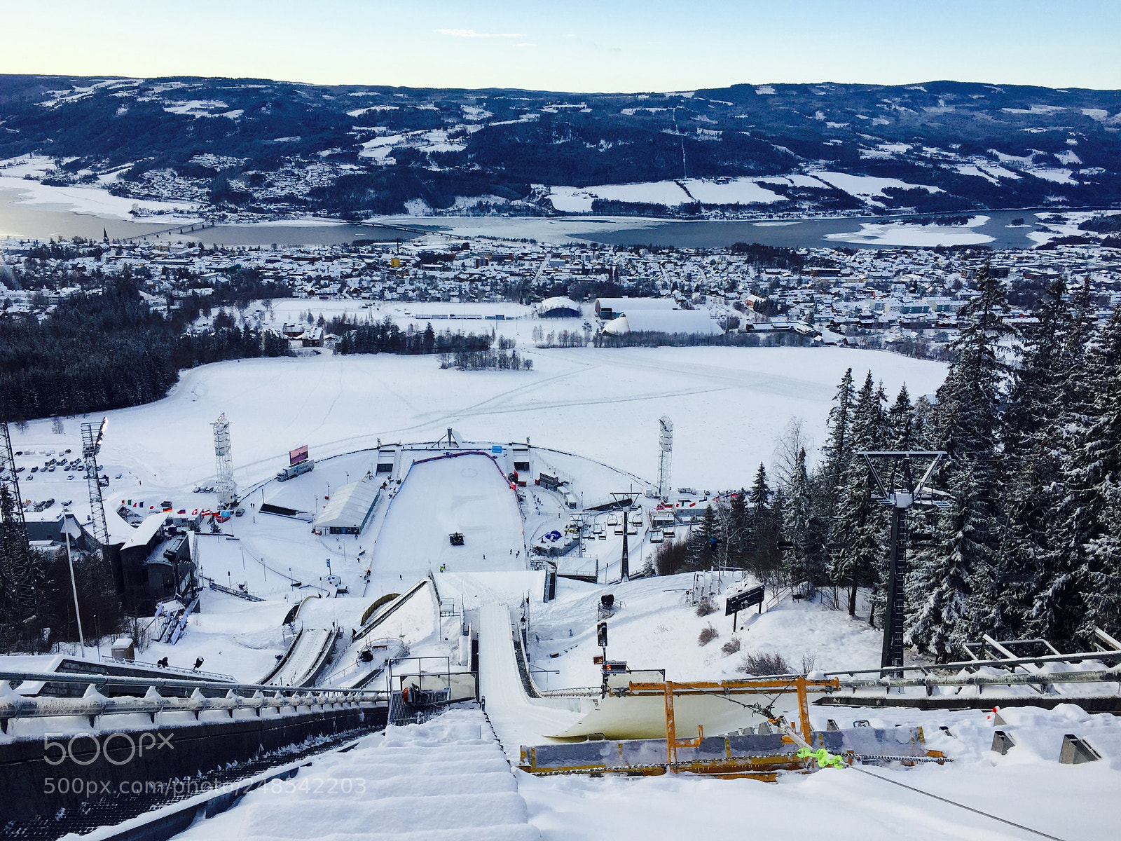 Apple iPhone 6 sample photo. Lillehammer ski jump photography