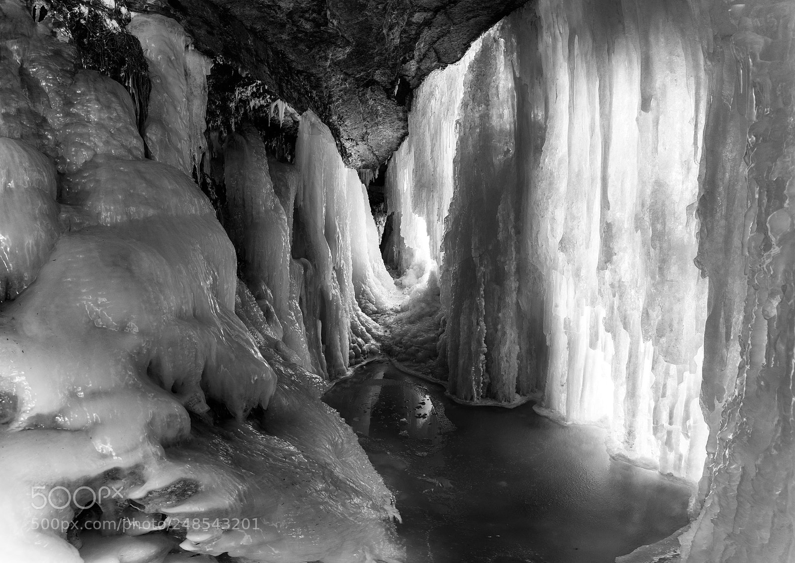 Nikon D610 sample photo. Frozen waterfall photography