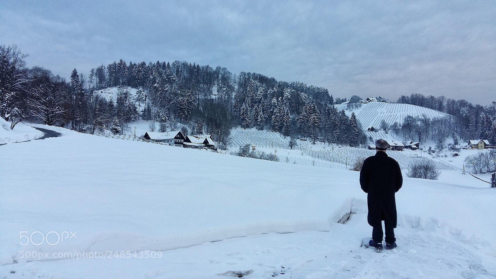 Samsung Galaxy A5 sample photo. Atmospheric winter landscape photography