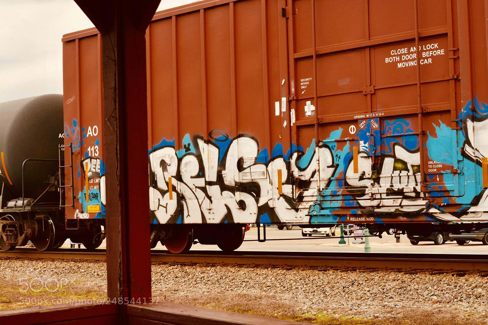 Nikon D7100 sample photo. Box car art photography