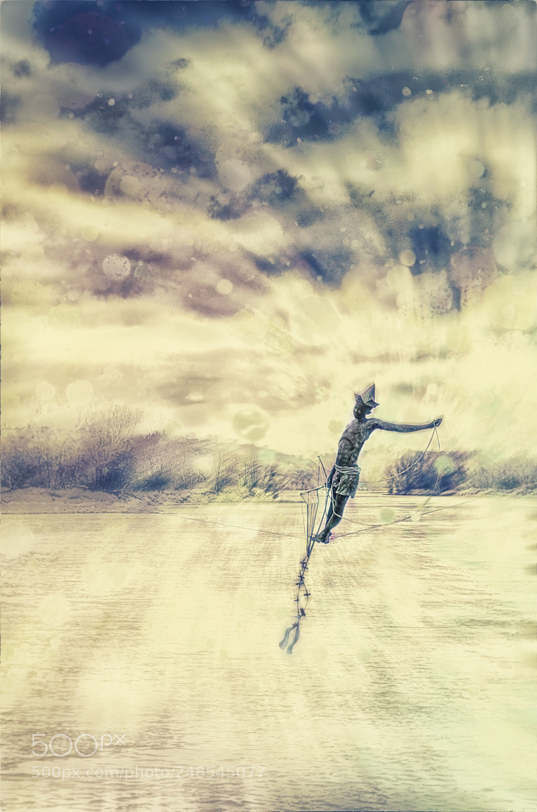 Pentax K-5 sample photo. Balancing on a rope photography