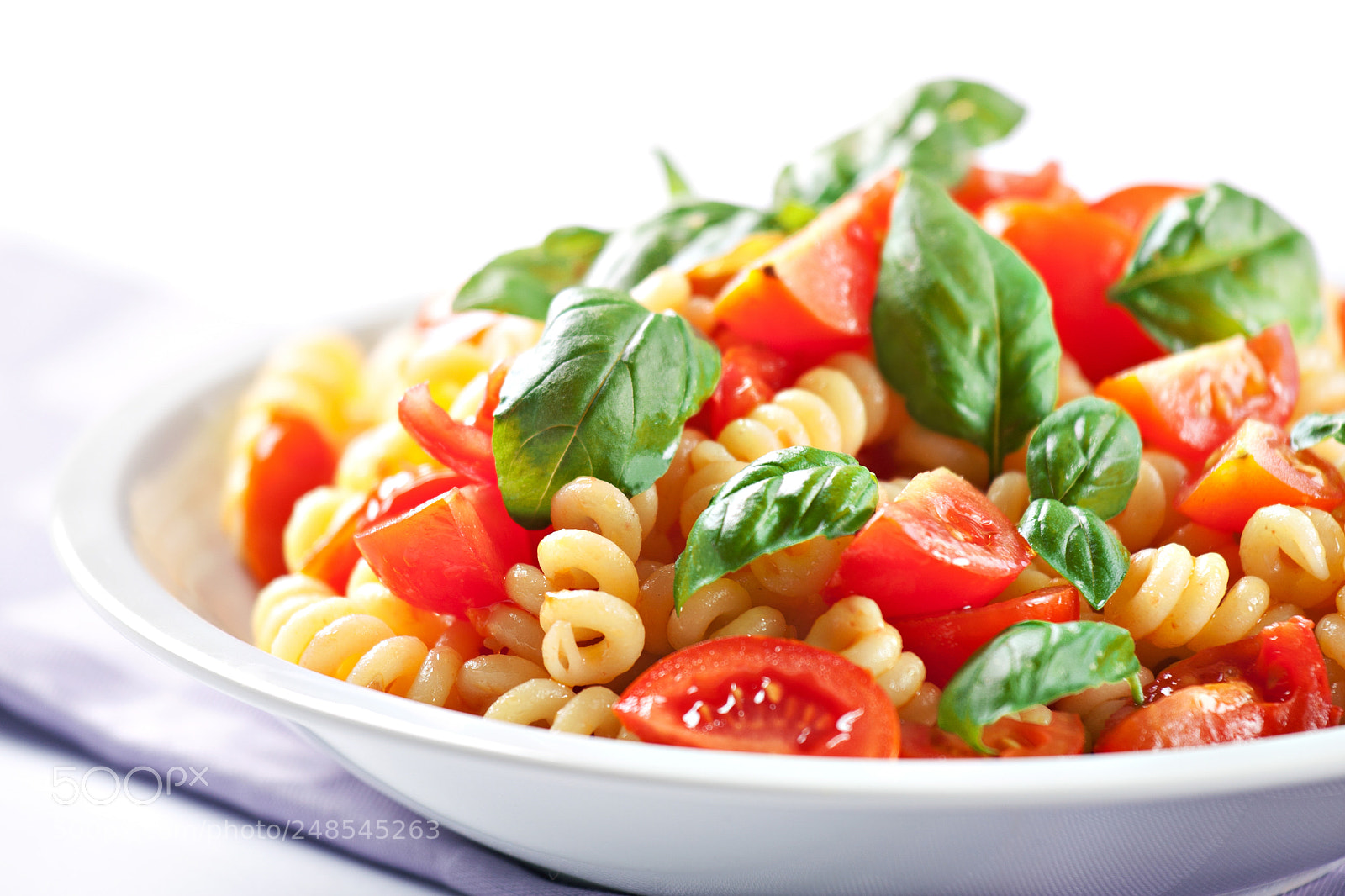 Canon EOS 40D sample photo. Pasta with fresh tomatoes photography