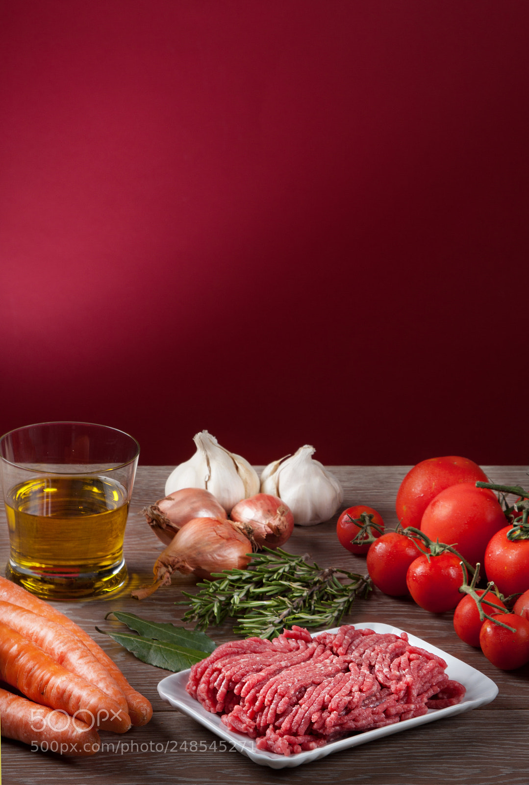 Canon EOS 40D sample photo. Ingredients for the bolognese photography