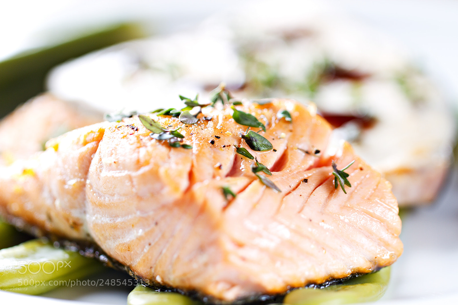 Canon EOS 7D sample photo. Fillet of salmon. photography
