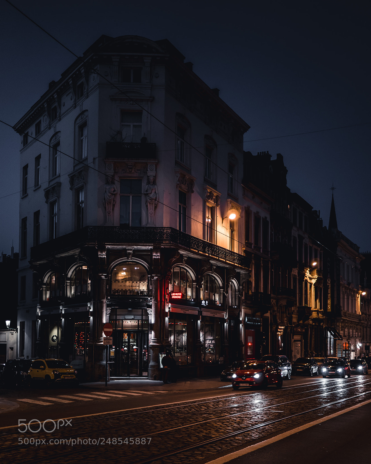 Sony a6500 sample photo. Regentschapsstraat @ night photography