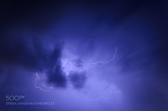 Nikon D5100 sample photo. Thunder photography