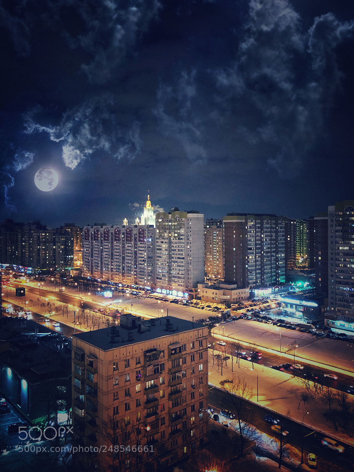 Apple iPhone X sample photo. Полнолуние photography